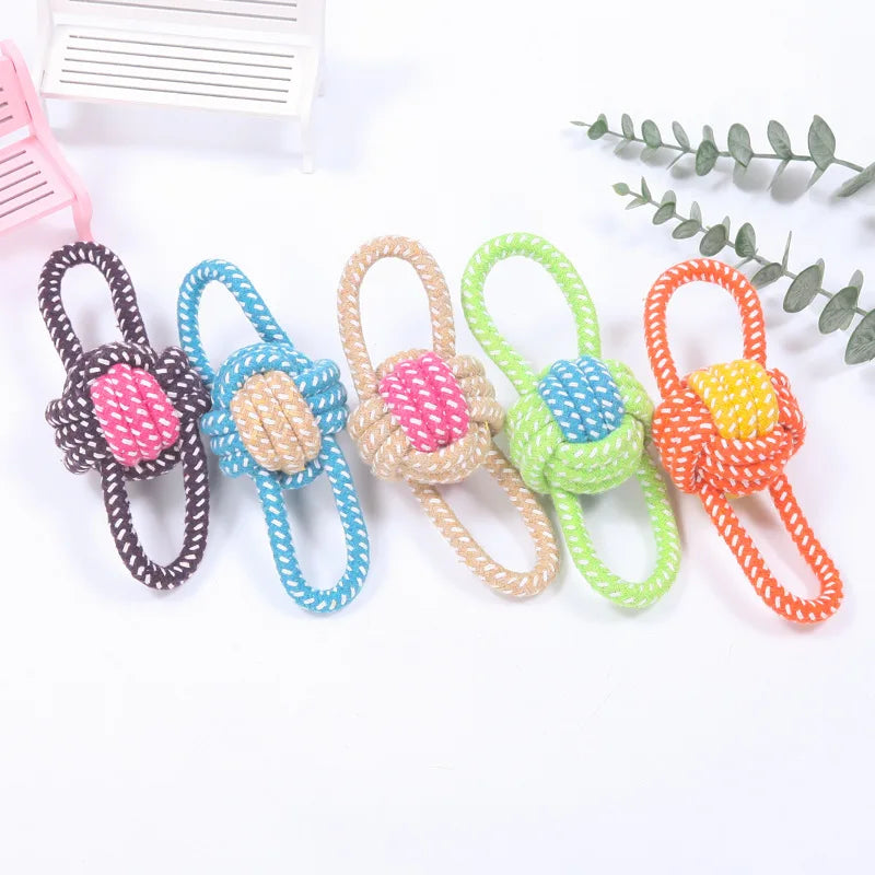 Interactive Cotton Rope Toy