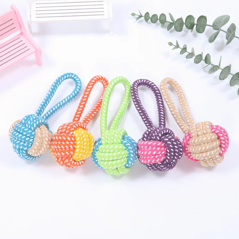 Interactive Cotton Rope Toy