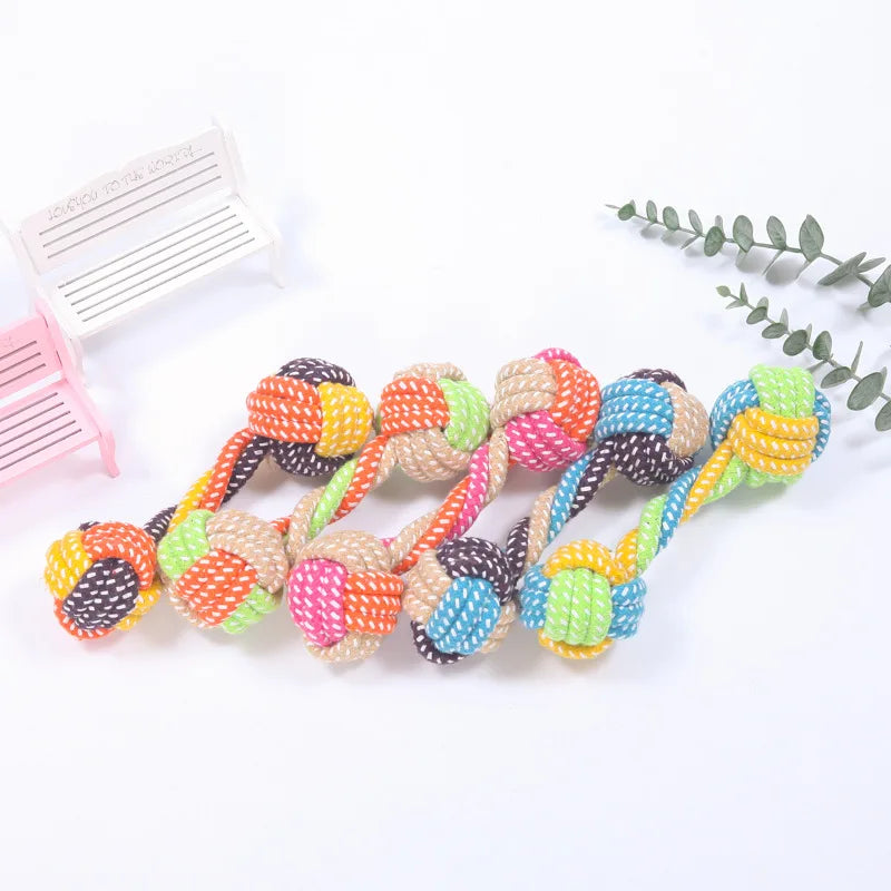 Interactive Cotton Rope Toy